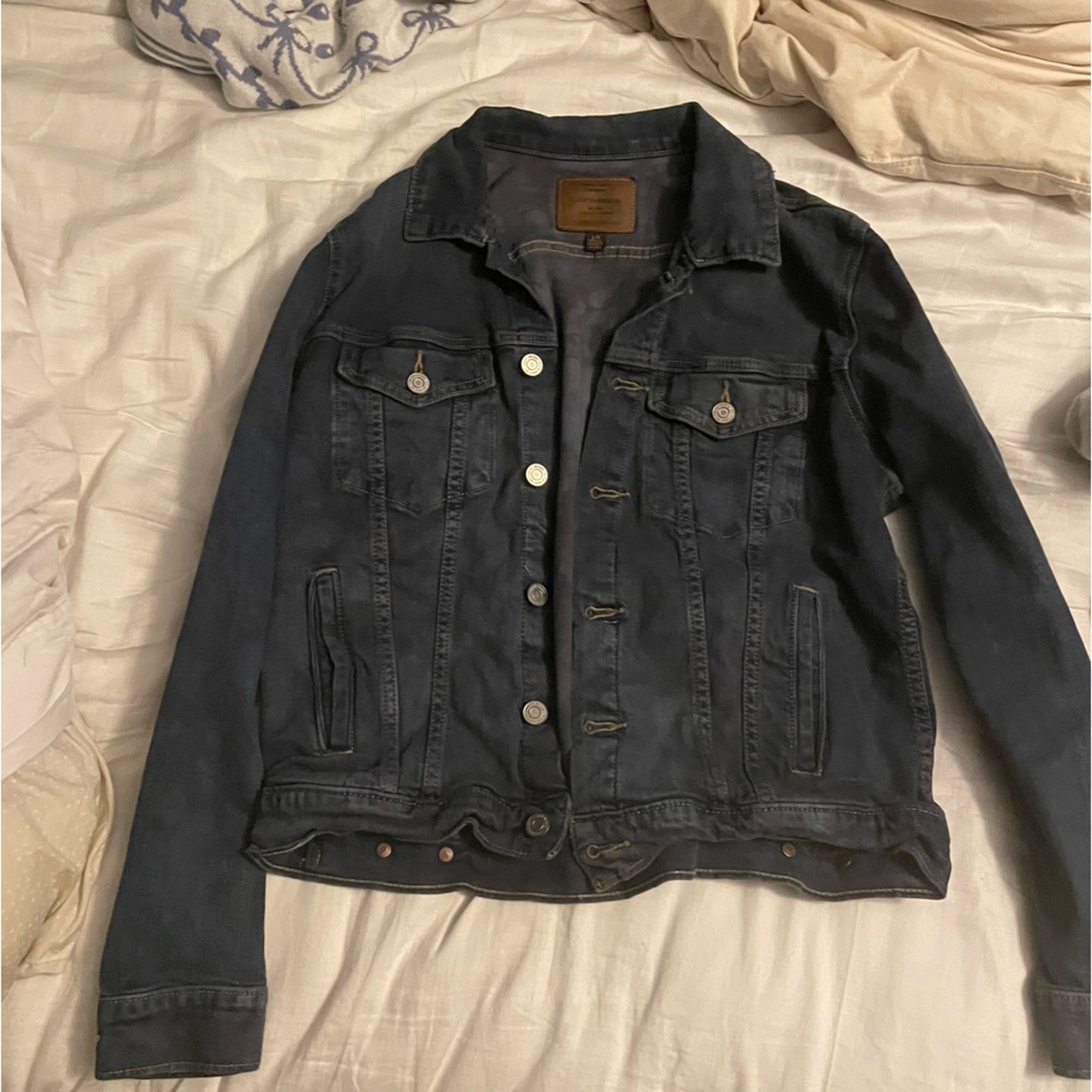 Lucky Brand Charcoal Denim Jacket